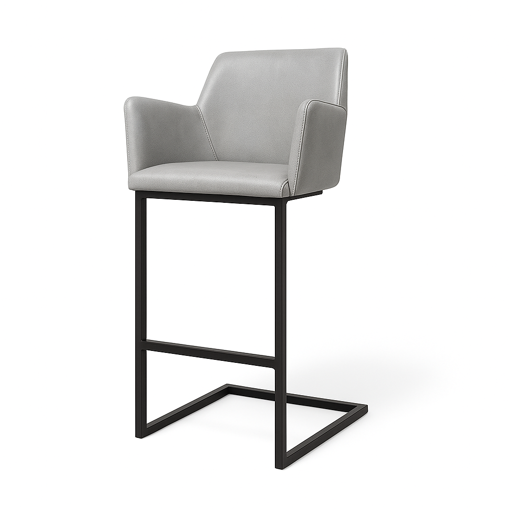 Barhocker aus Leder | Modell GIAN