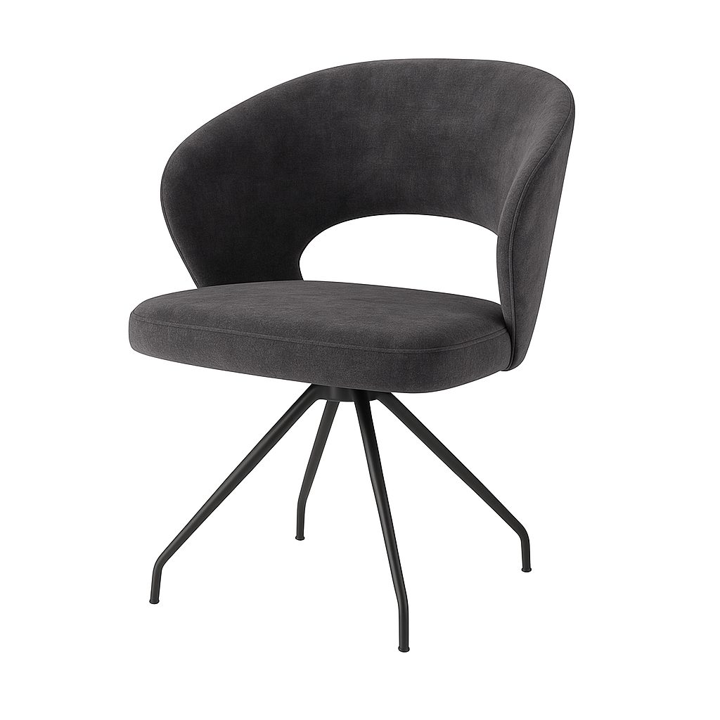 Küchenstuhl aus Samt | Modell ROSE